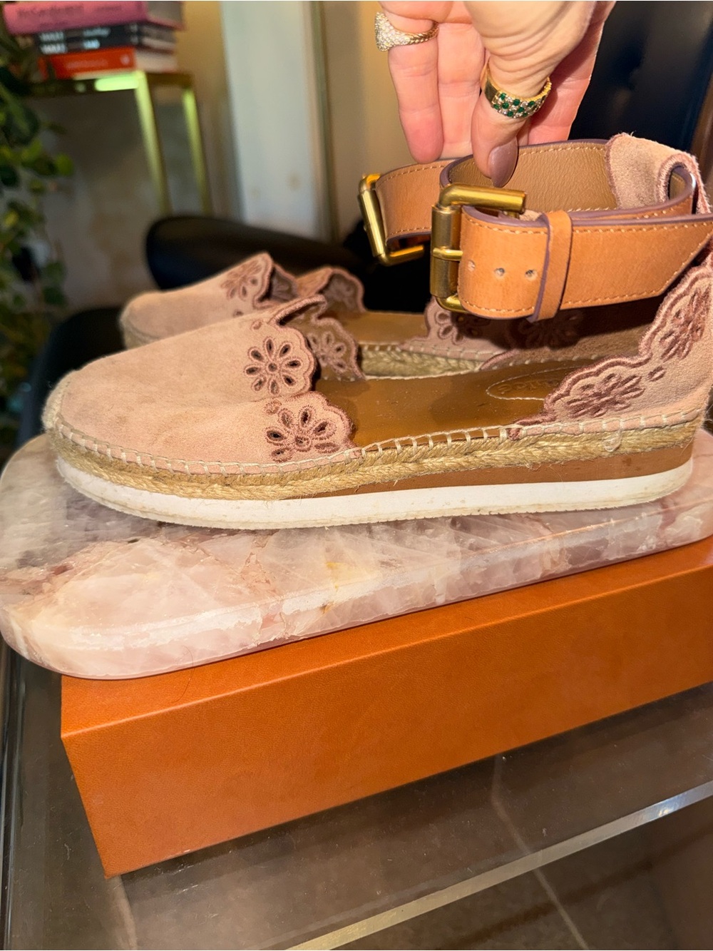 See by Chloe leather & suede espadrilles - Picture 2 of 6